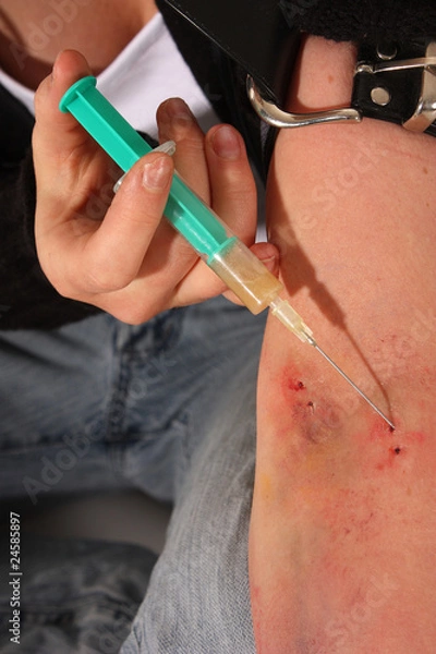 Obraz Heroin spritzen