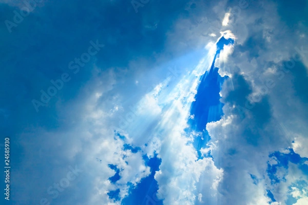 Obraz 神聖的な太陽の光