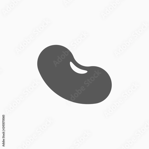 Obraz kidney bean icon