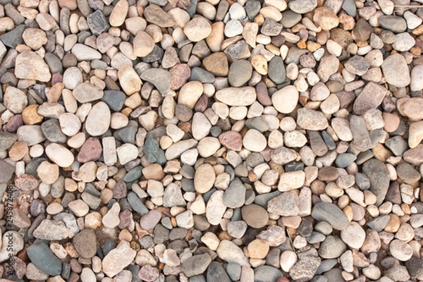 Obraz small scattered stones, texture, background