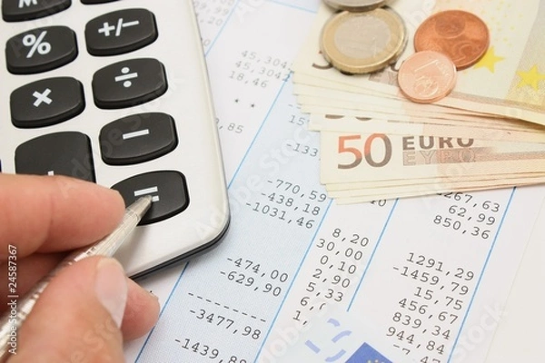 Fototapeta Bulletin de paie