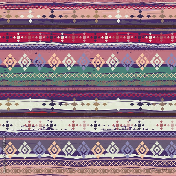 Obraz Ethnic boho seamless pattern