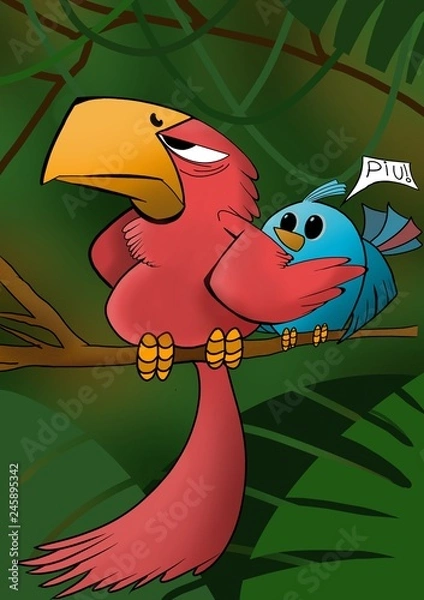 Obraz Ave sem paciência 