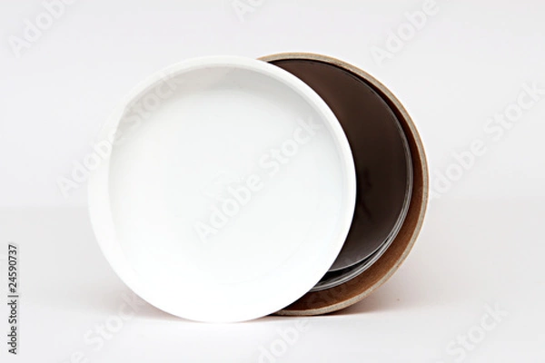 Obraz Versandrolle mit Deckel von vorne