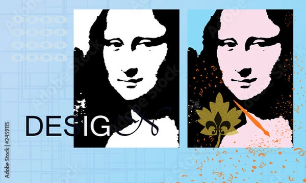 Obraz desiging mona lisa