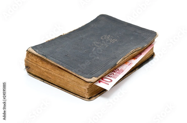 Obraz Religion and money