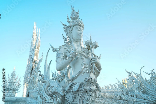 Fototapeta Wat Rong Khun in Chiang Rai ,Thailand