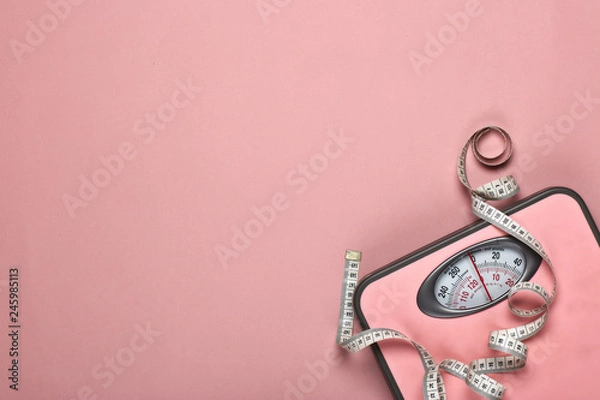 Obraz Healthy lifestyle concept. Slimming