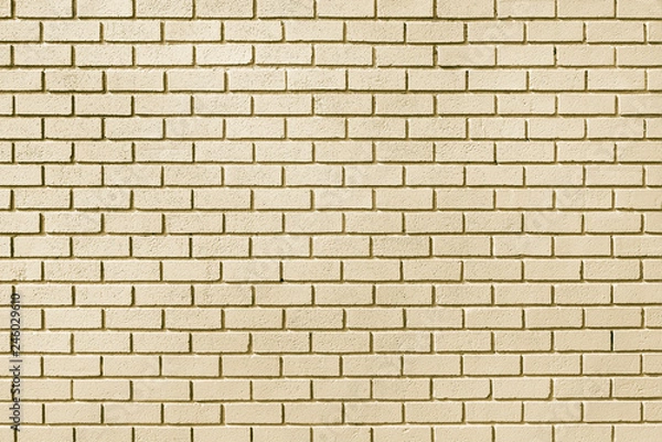 Fototapeta Old beige brick wall background