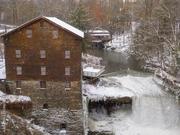 Obraz Mill in the Winter 