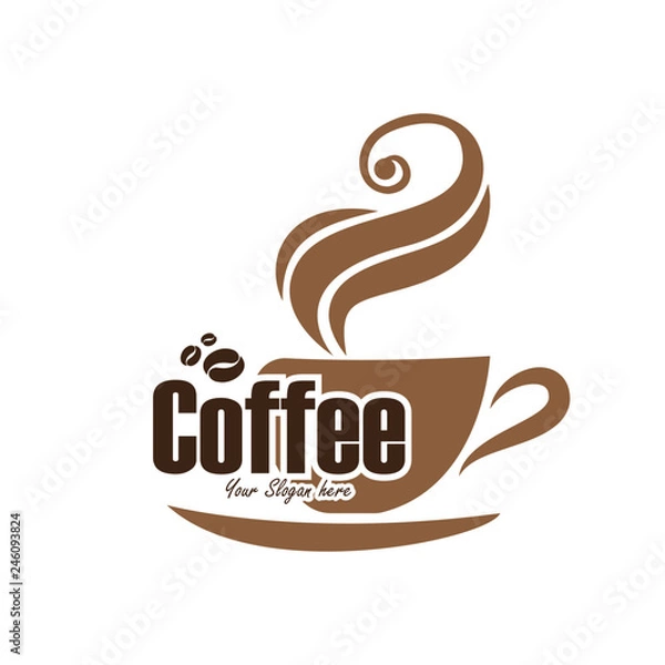 Obraz vector coffee logo