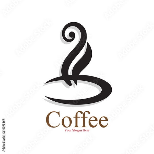Fototapeta vector coffee logo