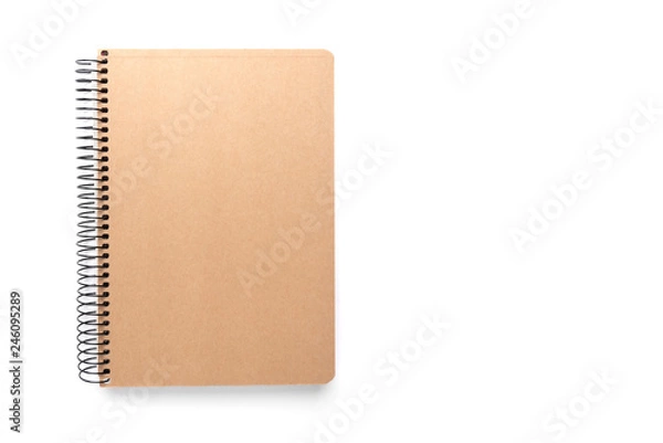 Fototapeta Notepad isolated on white background.