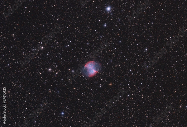 Obraz "Dumbbell" planetary nebula - supernova remnant