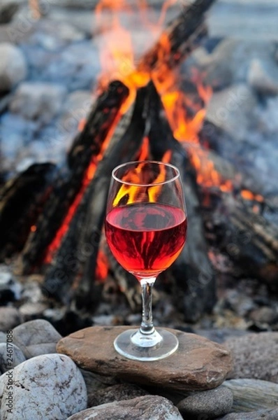Obraz Fireside Wine
