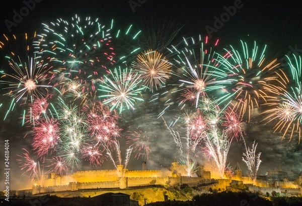 Fototapeta Feux artifice