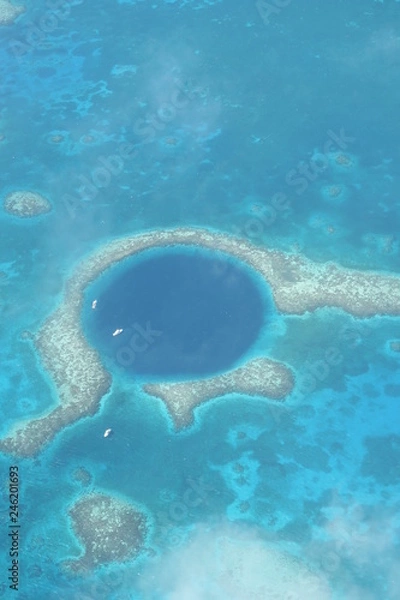 Obraz blue hole belize 