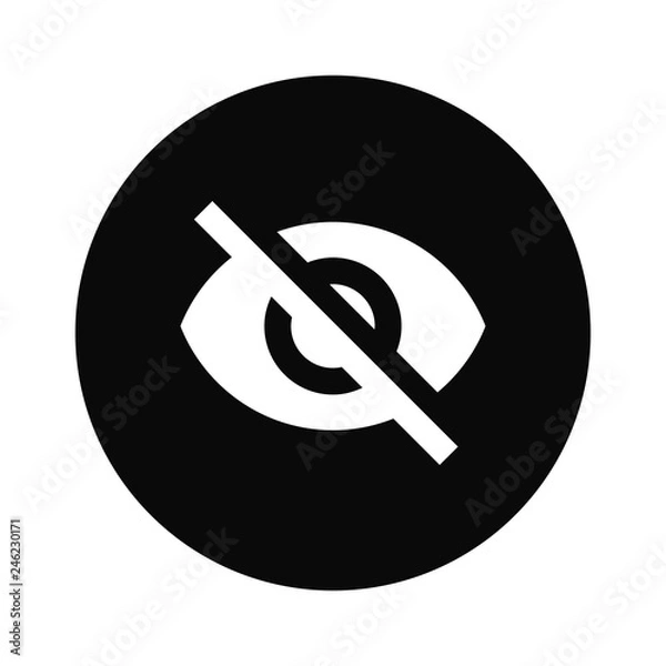 Fototapeta Invisible vector icon