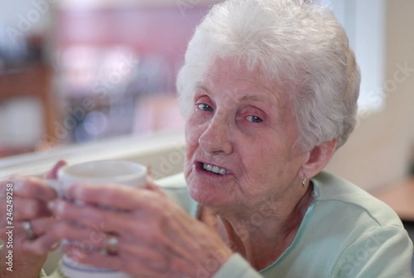 Obraz Matka Rozmawia Kawę