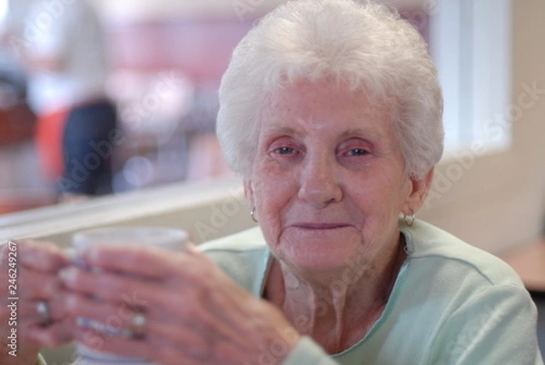 Obraz A Mother Drinking Coffee