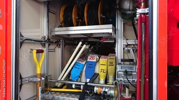 Fototapeta 消防車