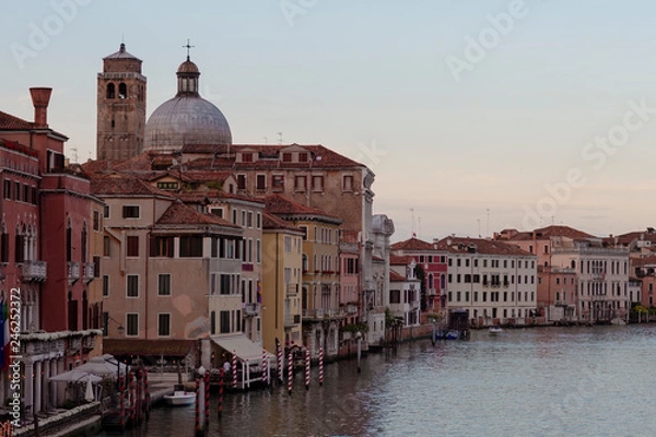 Fototapeta Canal Grande in der Abenddämmerung, Venedig