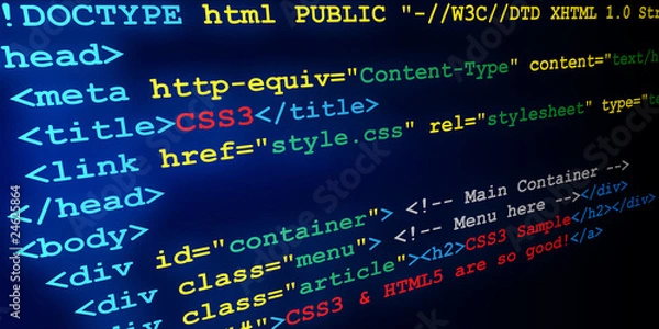 Obraz Tagi HTML i CSS