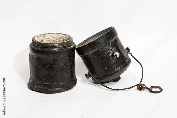 Obraz Old miner's candle-1