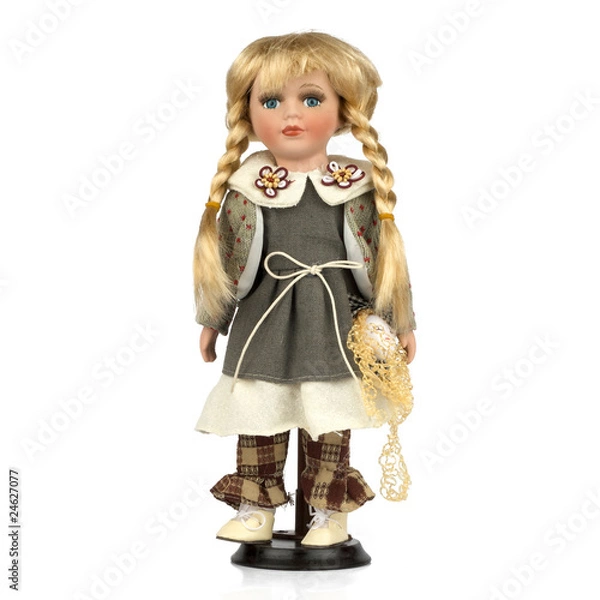 Fototapeta Ceramic old dolly