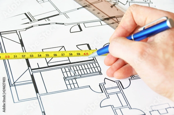 Obraz Architect at work