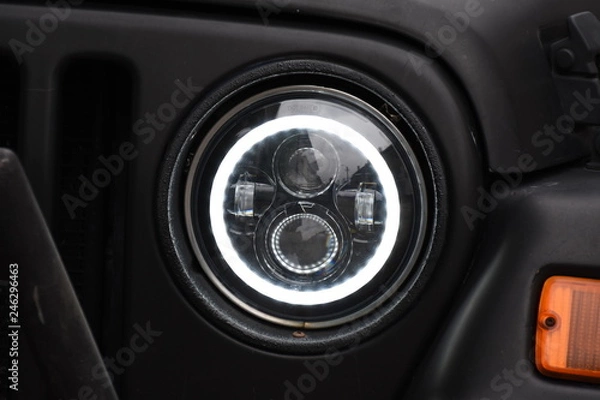Fototapeta Car LED headlight