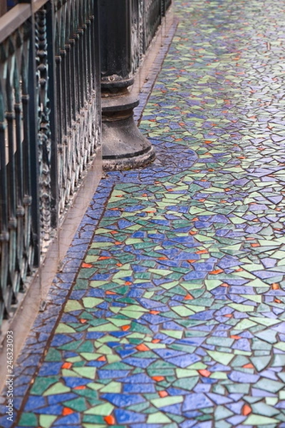 Obraz カラフルな通路