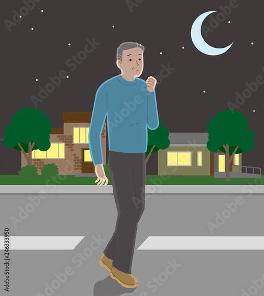 Obraz 徘徊する高齢者