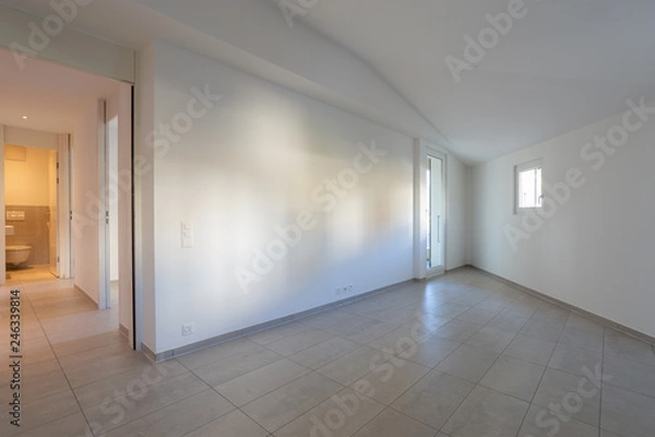 Fototapeta Room with nothing inside.