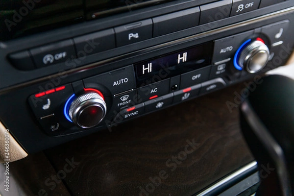 Fototapeta Luxury car design elements