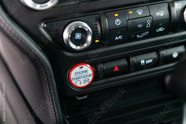 Fototapeta Luxury car design elements