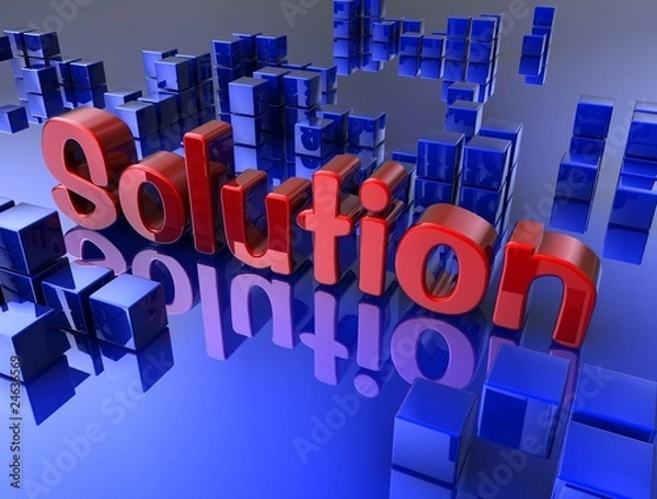 Obraz Soluzione in 3D