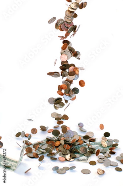 Fototapeta cash flow