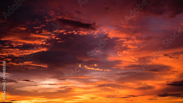 Fototapeta  colorful clouds at sunset