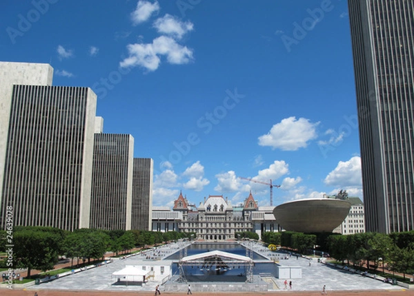 Obraz Empire State, New York State Capitol, Albanay