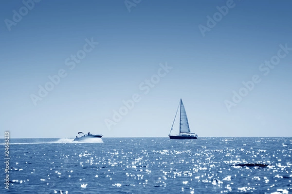 Obraz Sail boat on open sea