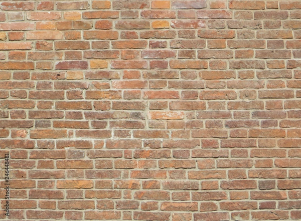 Obraz old brown brick wall background