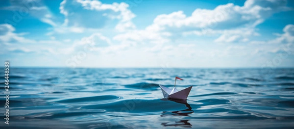 Obraz Papierowa łódka