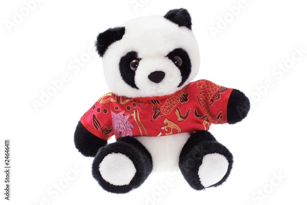 Obraz Toy Panda in Chinese Costume