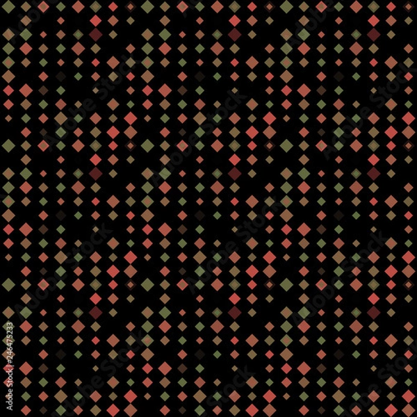 Obraz Abstract seamless pattern background with multicolored various rhombuses.