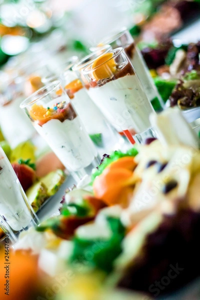 Fototapeta Słodycze w szklance