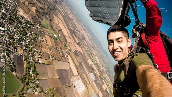 Fototapeta Skydiving