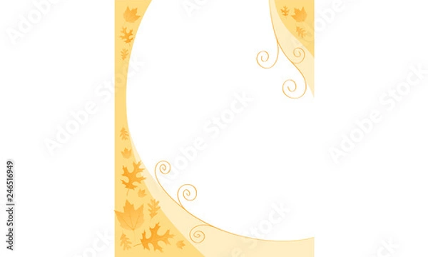 Obraz Autumn Leaves Border