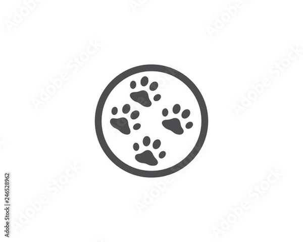 Fototapeta Paw logo vector