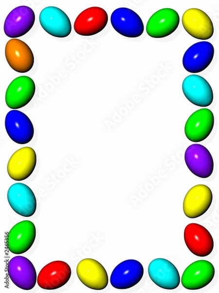 Obraz easter eggs. background.